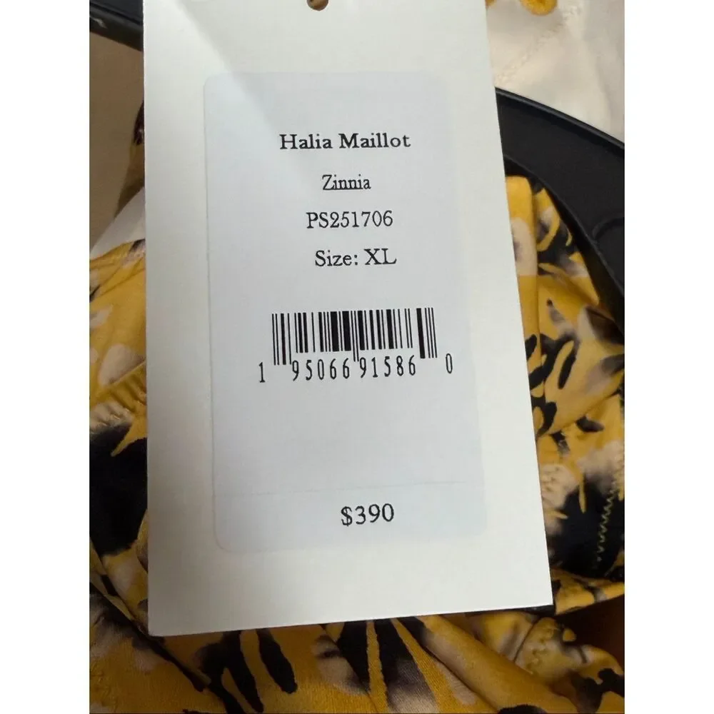 Ulla Johnson Halia Maillot One Piece Swimsuit in Zinnia NWT Size XL